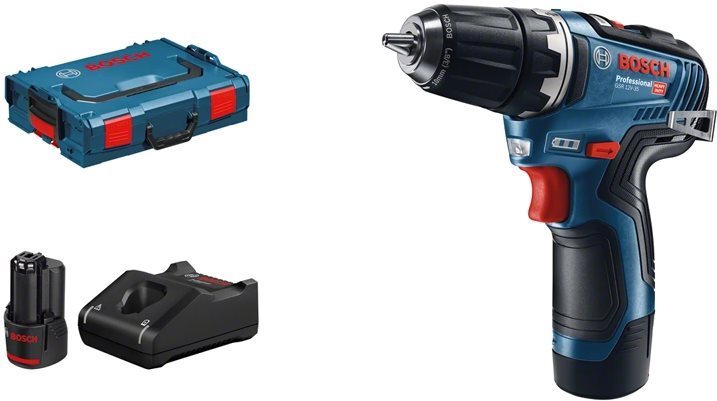 Bosch GSR 12V-35  2x3Ah