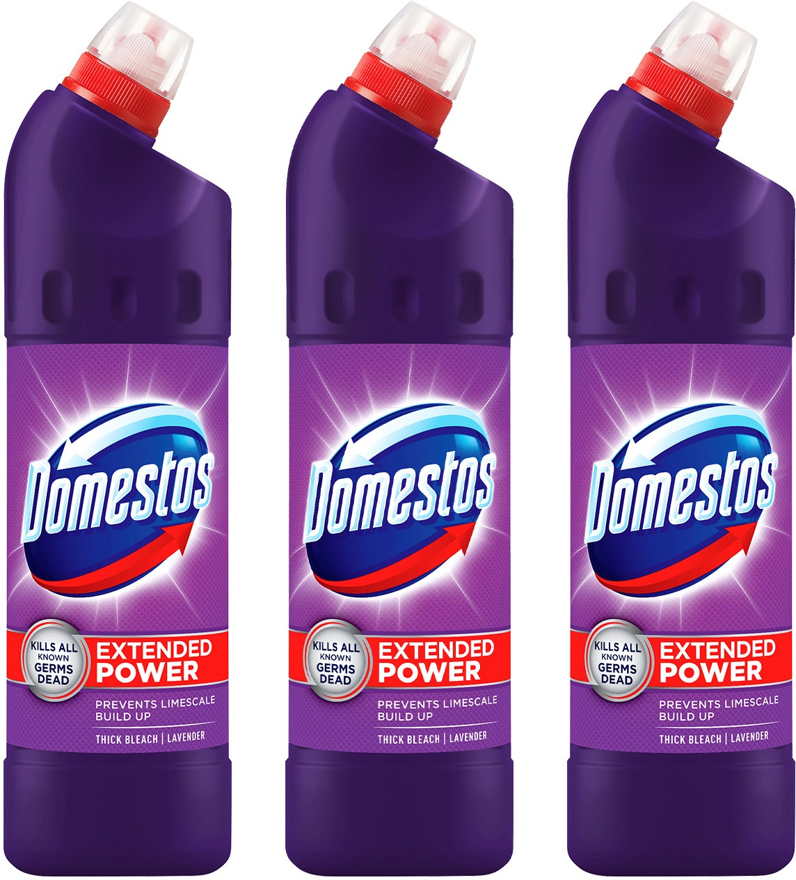 DOMESTOS Triopack Extended Power Lavender 750 ml