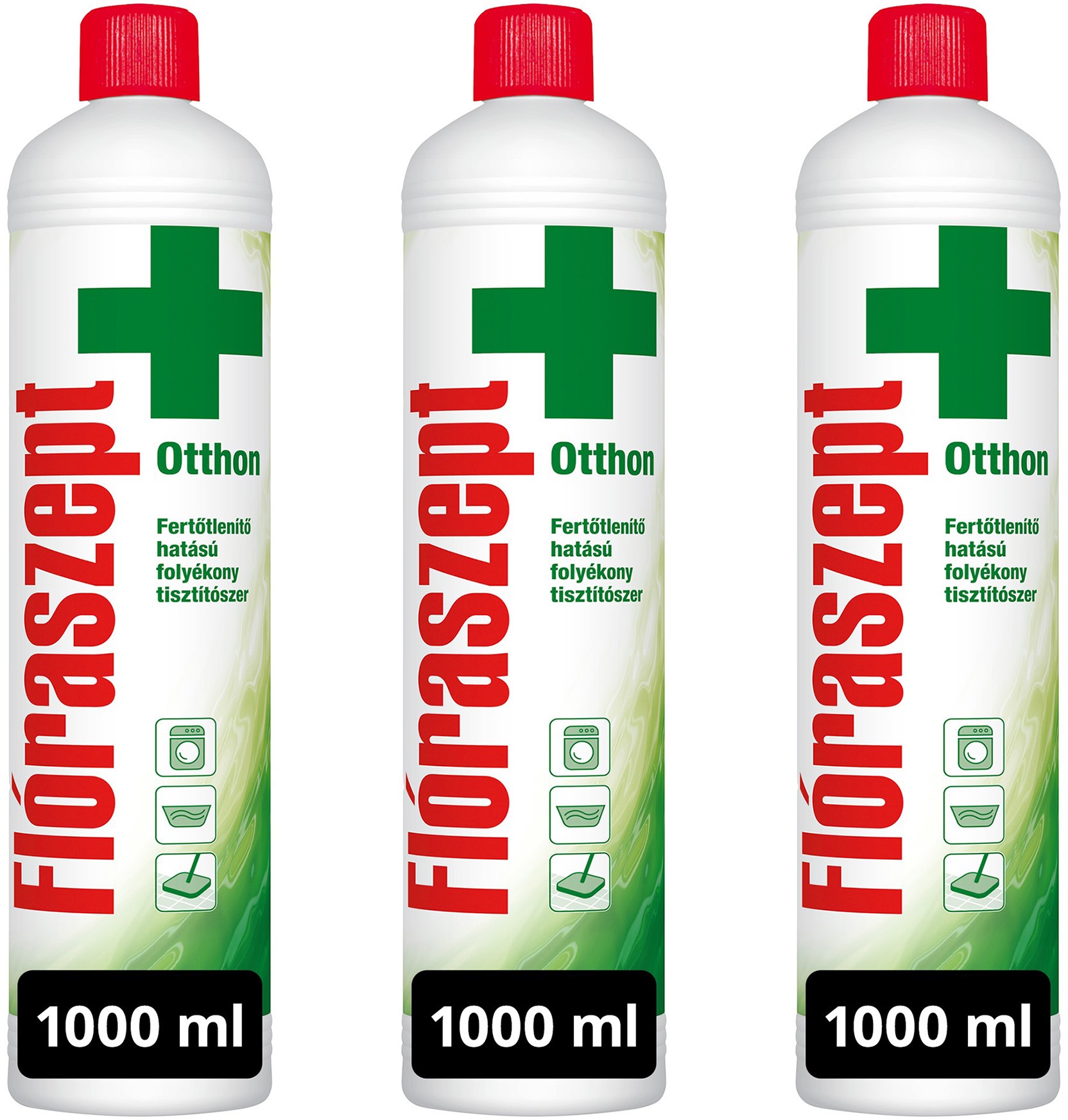 FLORASEPT Triopack Folyékony fertőtlenítőszer, 1 l