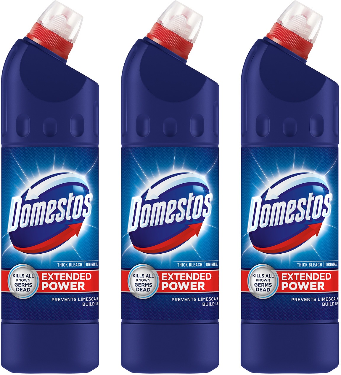 DOMESTOS Triopack Extended Power Original 750 ml