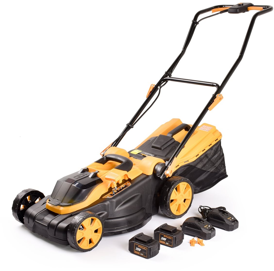 Riwall RALM 3820 40 V 2x 4 Ah + 2x töltő