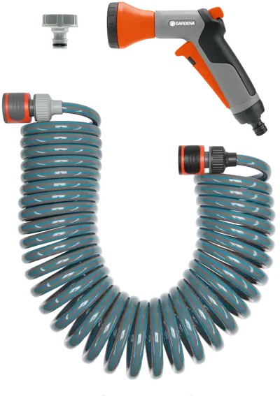 GARDENA Spiráltömlő készlet öntözőfejjel, 9 mm, 10 m