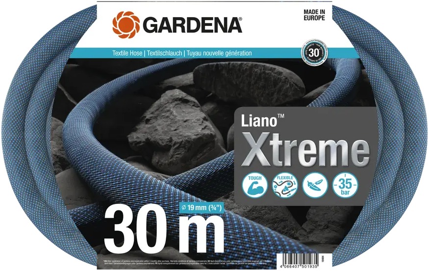 GARDENA Liano™ Xtreme Textiltömlő, 19 mm, 30 m