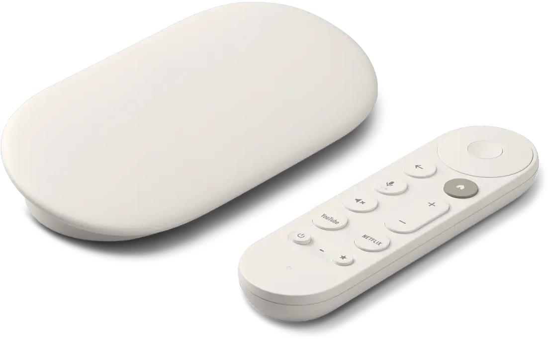 Google TV Streamer 4K Porcelain – adapter nélkül