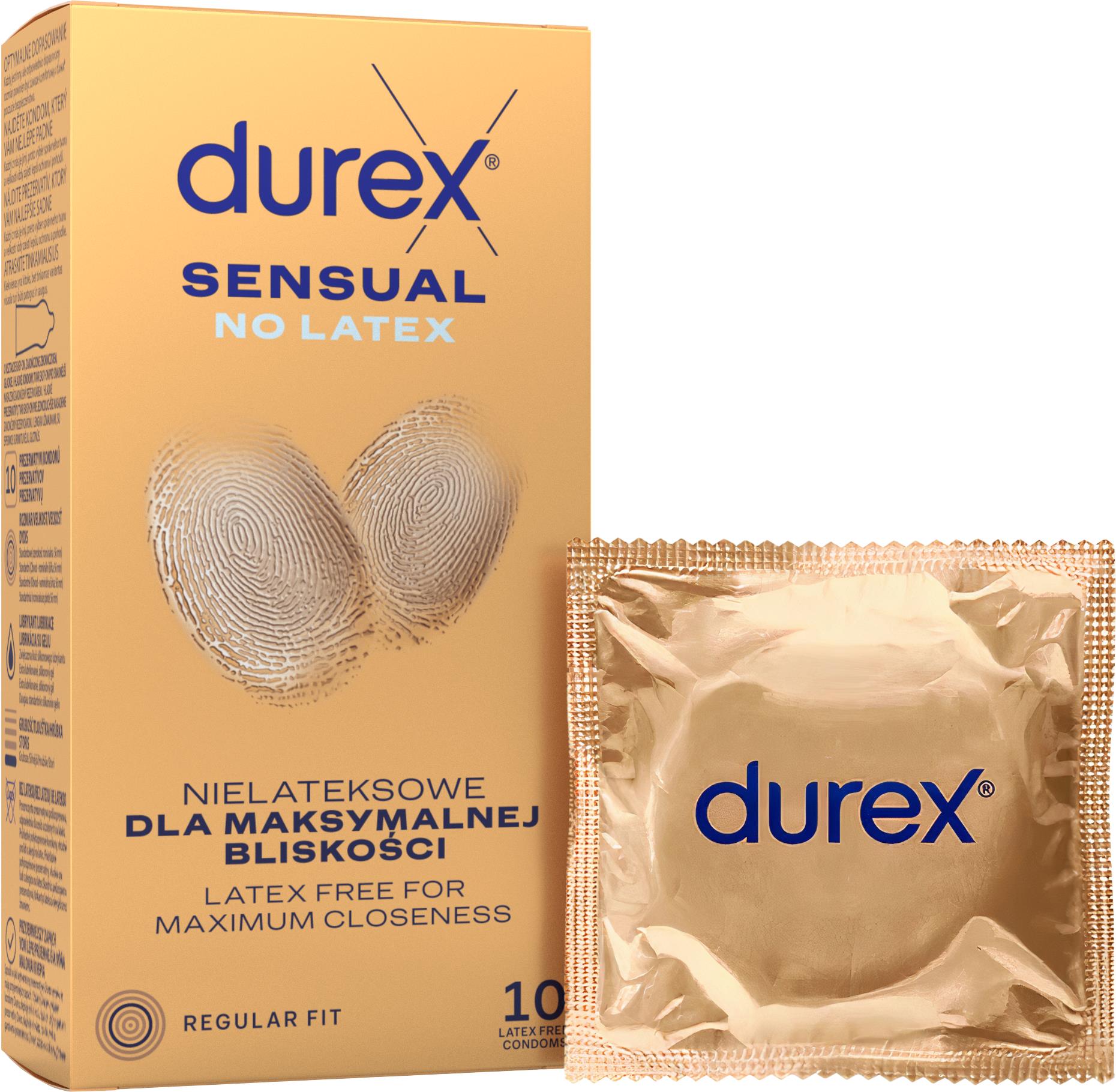DUREX Sensual No Latex 10 db