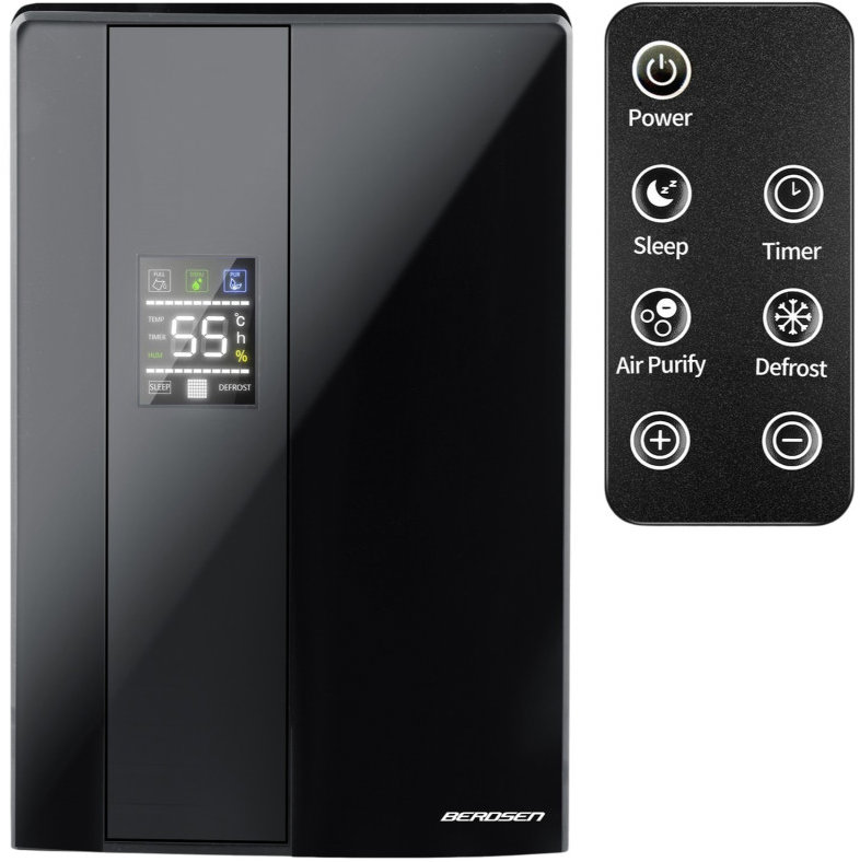 Berdsen BR-20D páramentesítő tisztító funkcióval, fekete