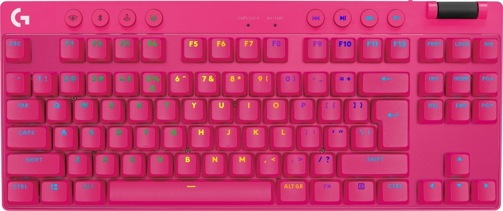 Logitech G PRO X TKL Lightspeed Tactile, rose