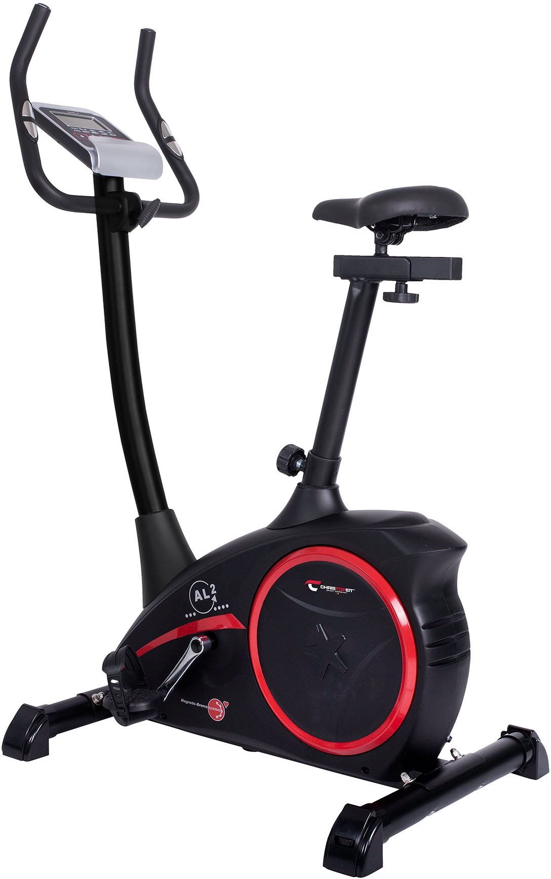 Christopeit Exercise Bike Ergometer AL 2 Black Edition