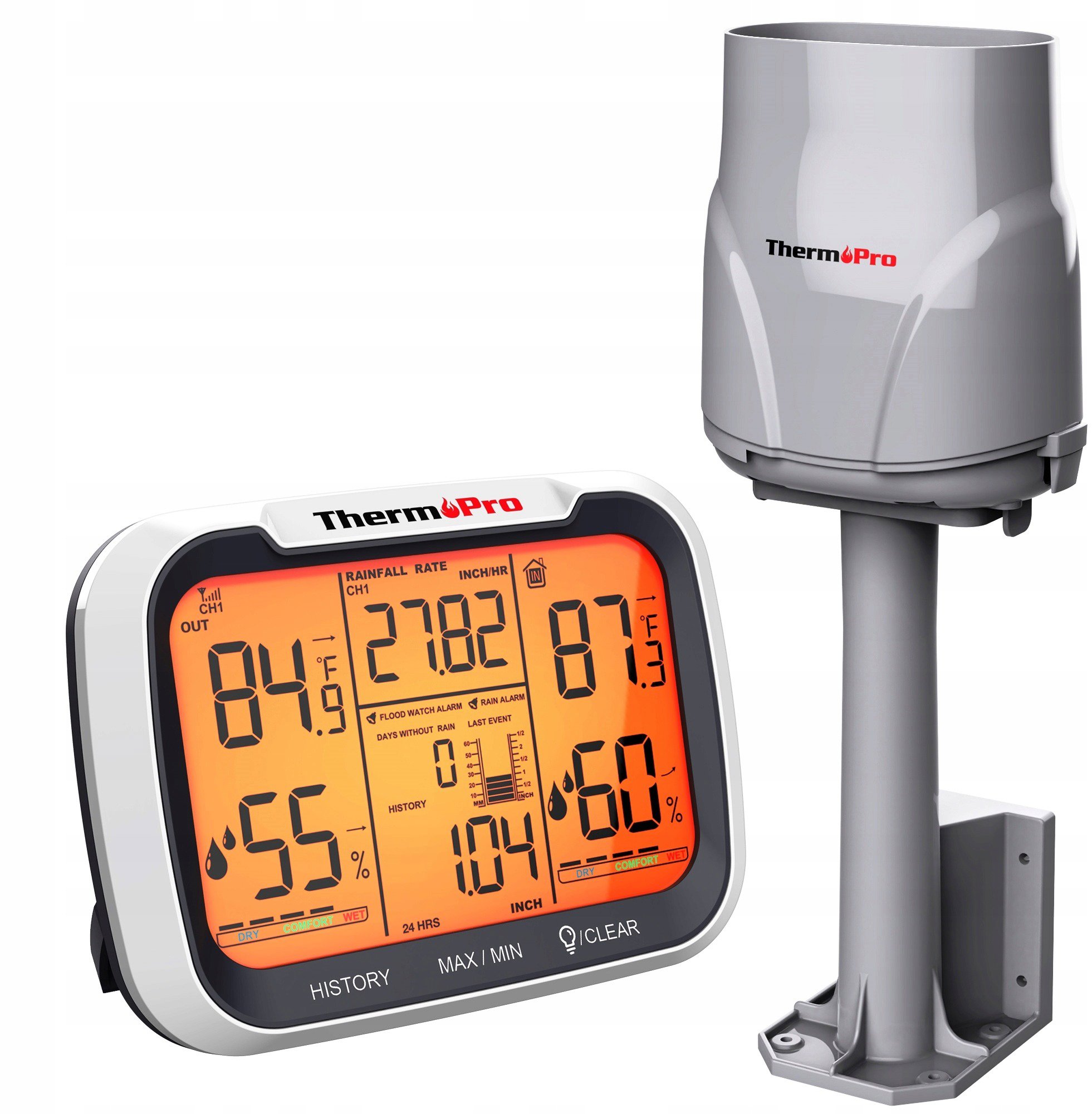THERMOPRO TP-270 időjárás állomás