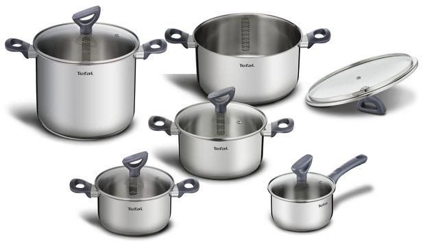 Tefal Daily Cook G712SA55, rozsdamentes acél, 10 db