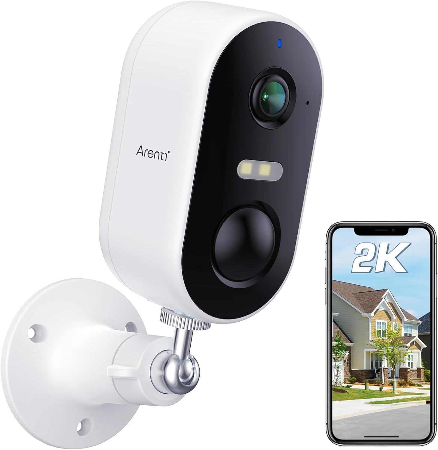 ARENTI GO1 Wi-Fi 3MP/2K Rechargeable Battery Camera