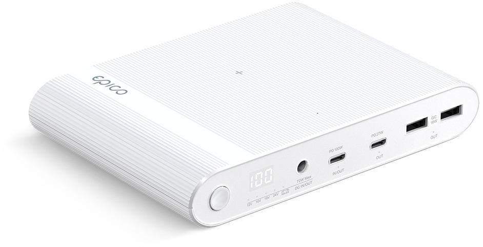 Epico 26 800mAh powerbank, multifunkciós – fehér