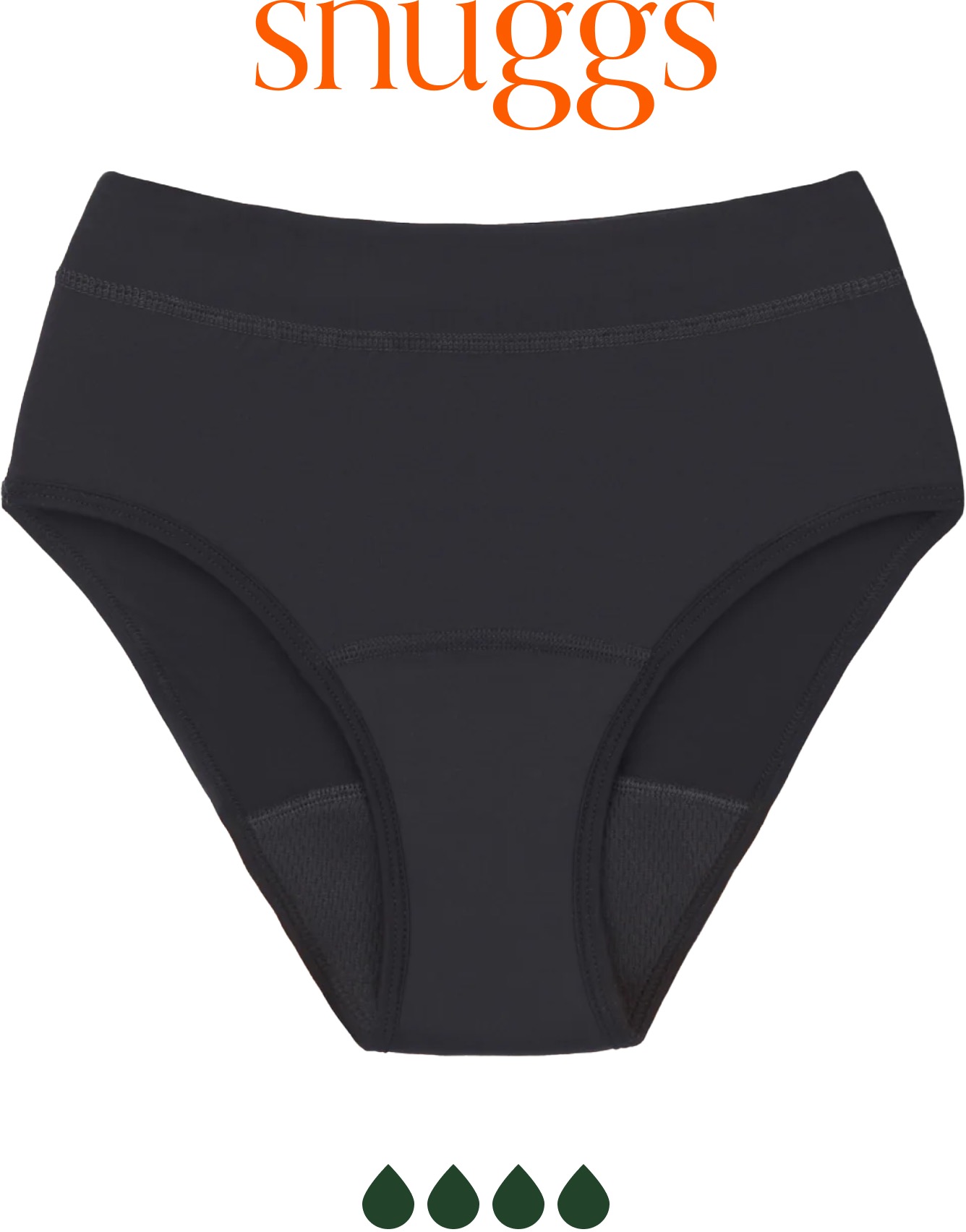SNUGGS Hugger nagyon erős menstruációhoz, méret: L