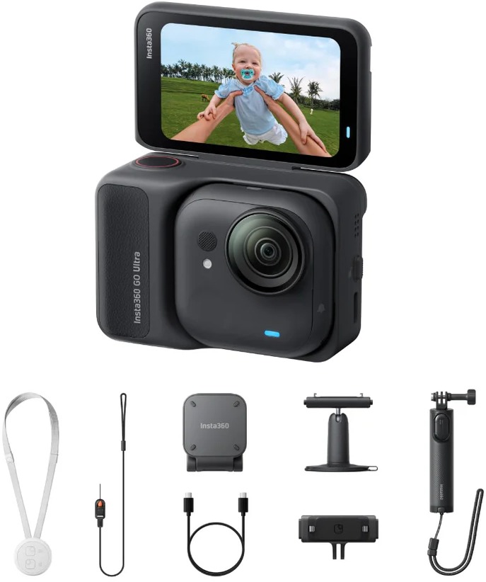 Insta360 GO Ultra Creator Bundle Midnight Black