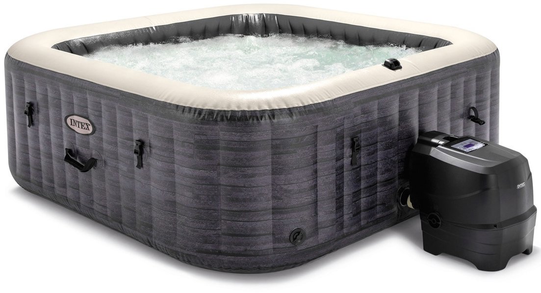 INTEX Pure Spa – Bubble Greystone Deluxe 6 AP pezsgőfürdő, 6 személyes