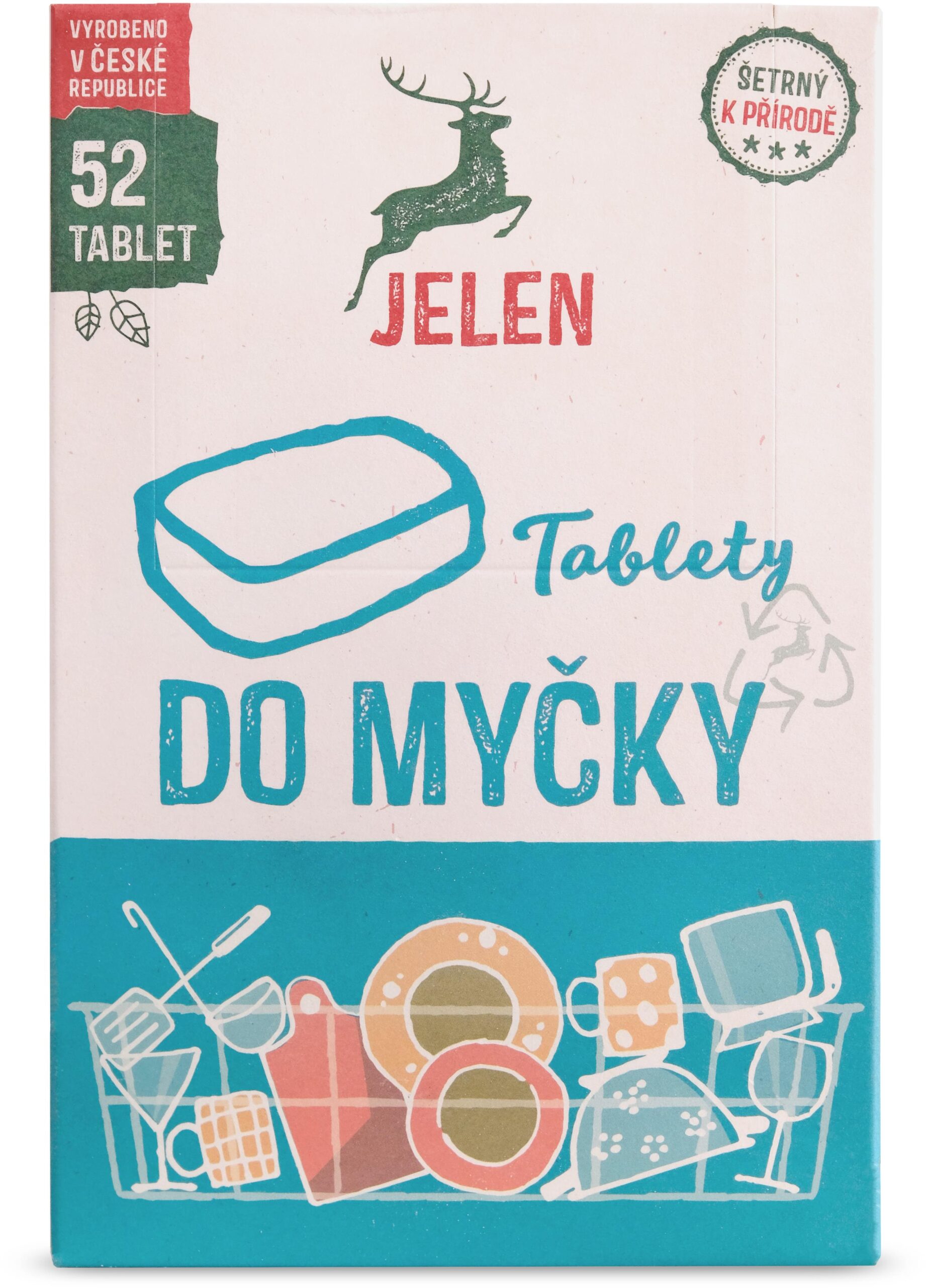 JELEN mosogatógép-tabletta, 52 db