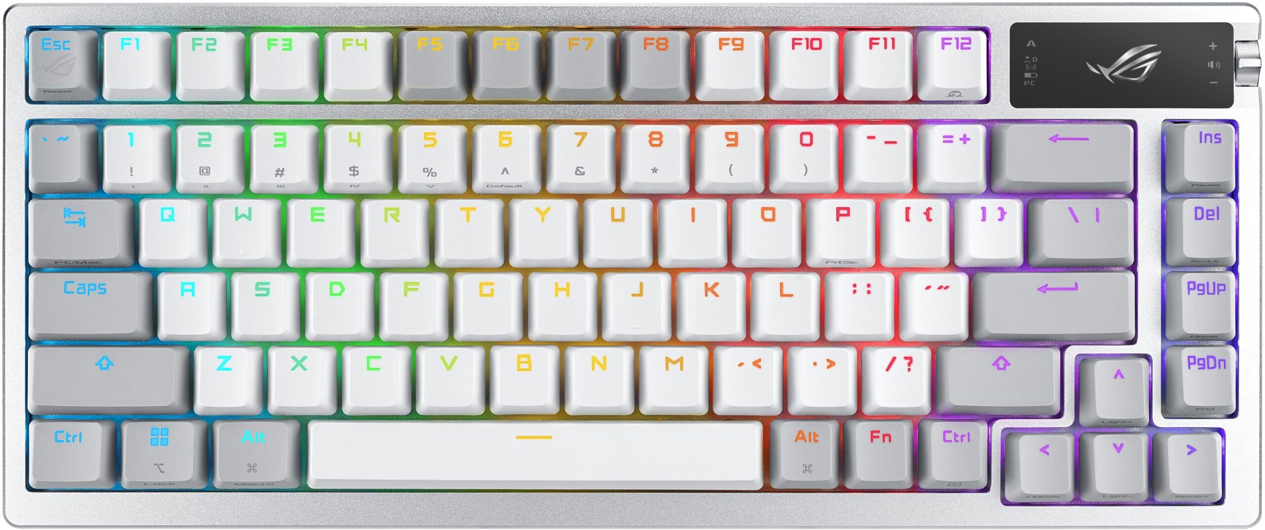 ASUS ROG AZOTH Moonlight White (ROG NX Snow / PBT) – US
