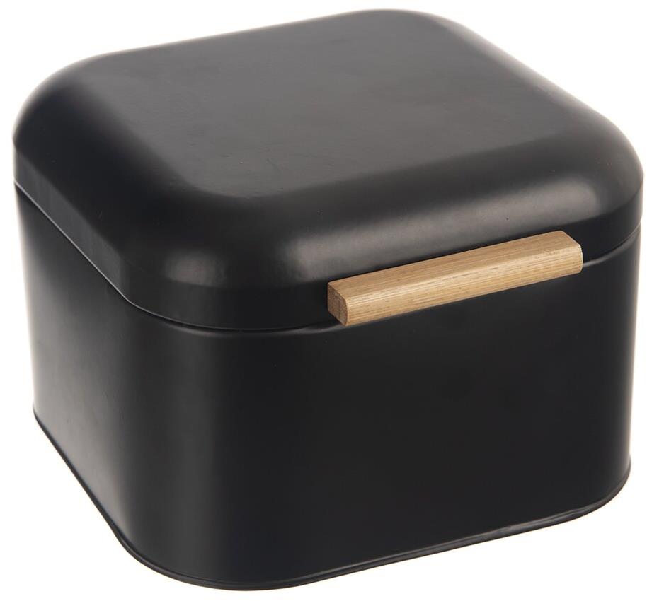 ORION BLACK – 21,5 × 20 × 14cm, bádog/bambusz