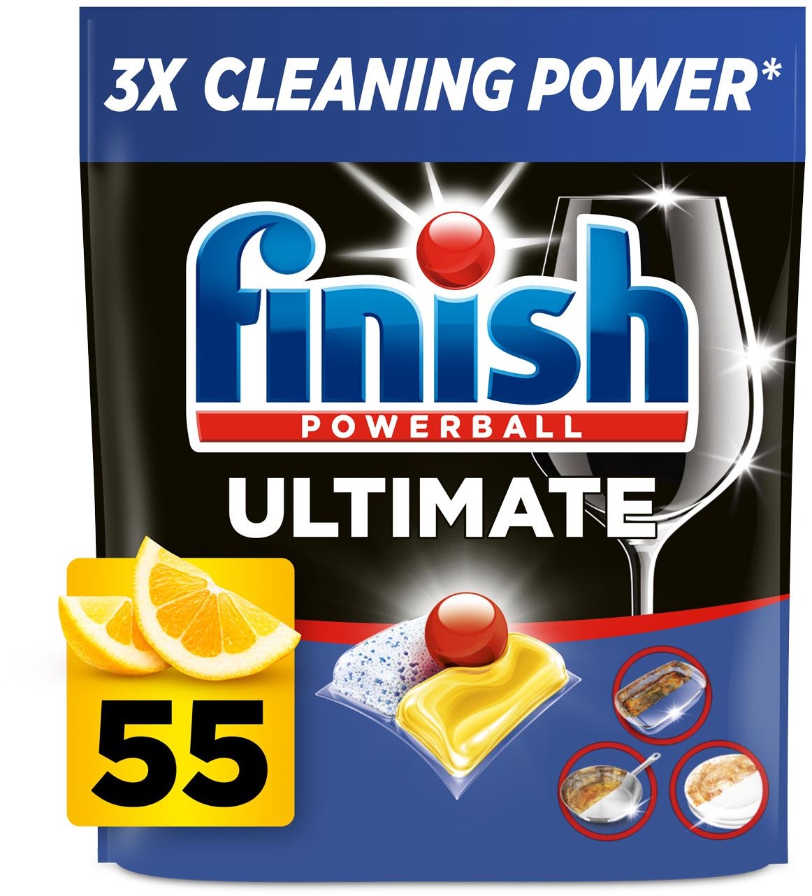 FINISH Ultimate All in 1 Lemon 55 darab