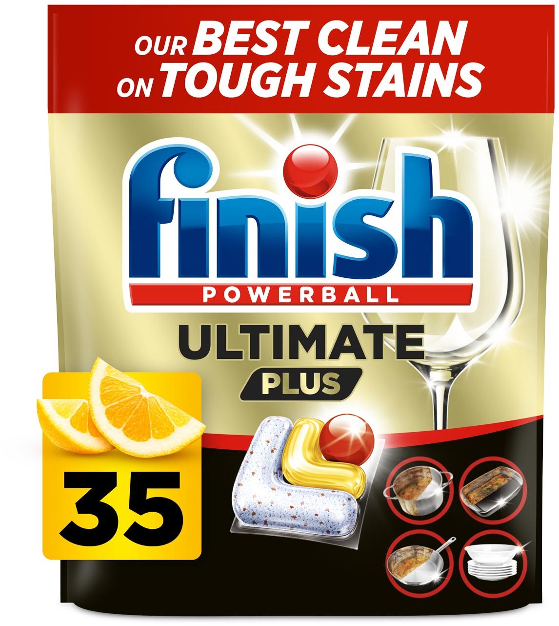 FINISH Ultimate All in 1 Plus Lemon 35 darab