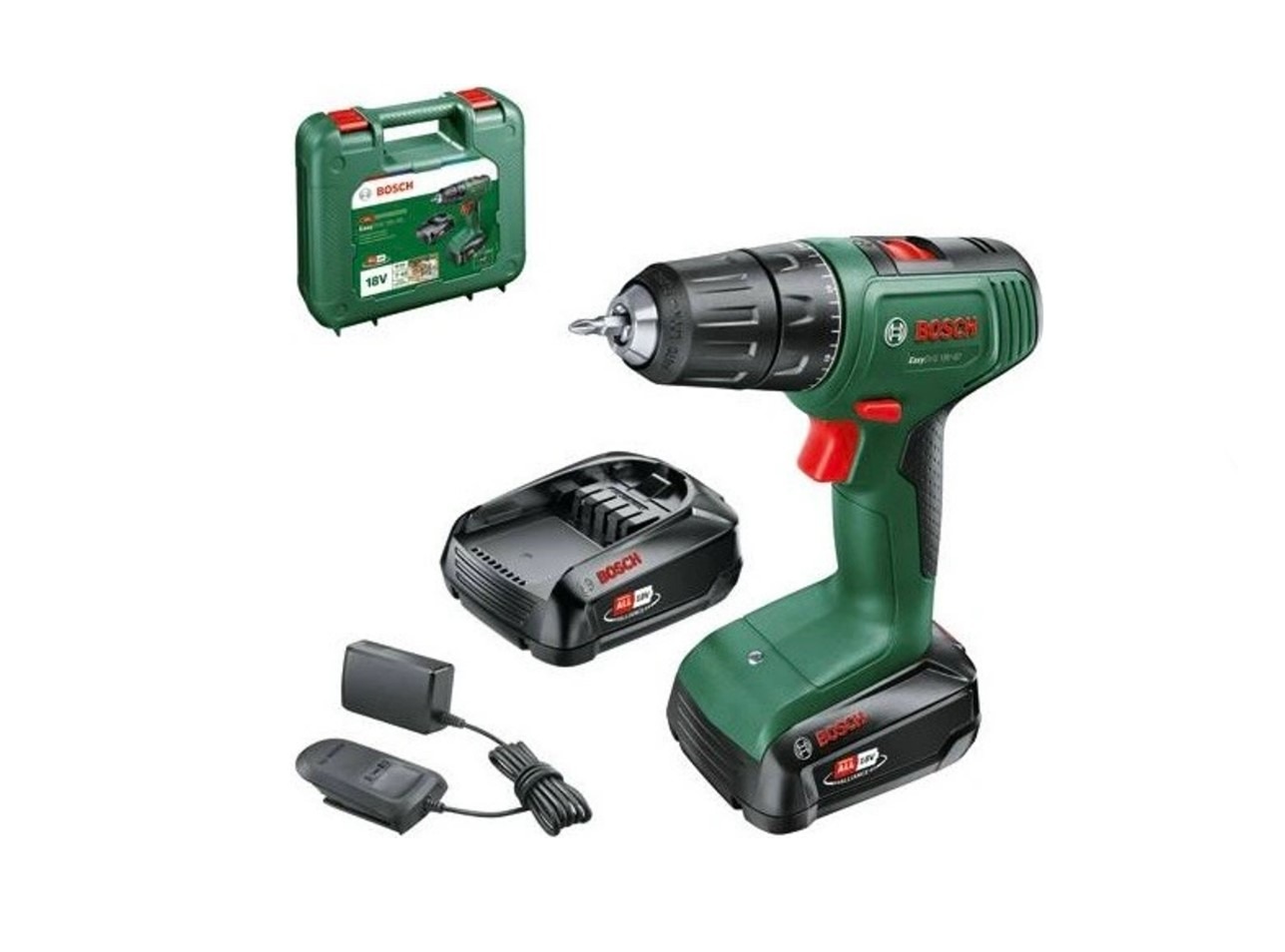 Bosch 06039D8005 EasyDrill 18V-40 akkus fúró (2 × 2 Ah)
