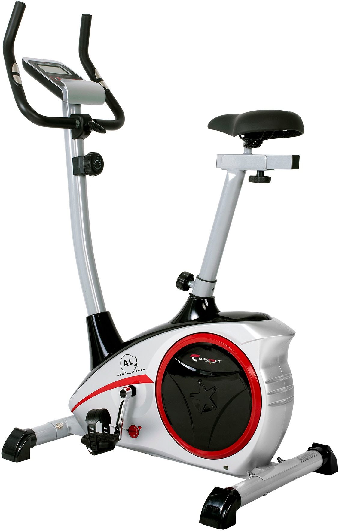 Christopeit Exercise Bike AL 1 Silver